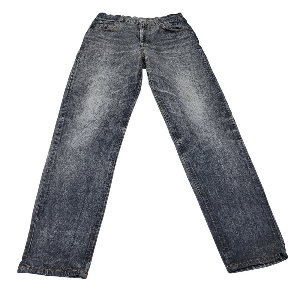 Edwin tapered jeans gray acid wash W stitched retro western 32x32 1531-72